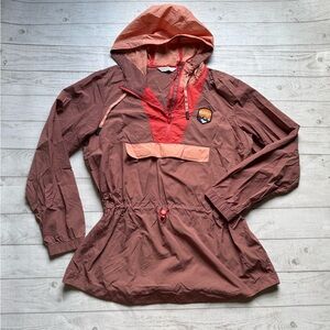 ALPINE DESIGN WOMENS HOODED ANORAK JACKET MEDIUM UV DEFENSE